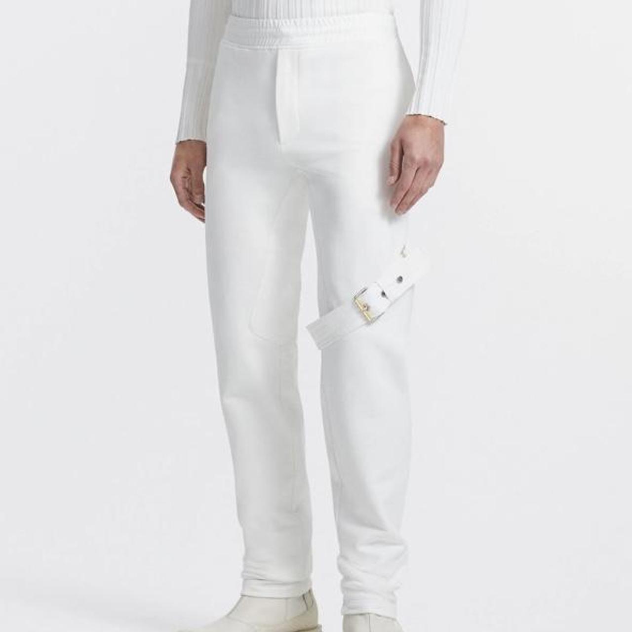 Dion Lee White Harness Sweatpants. Sold out on... - Depop