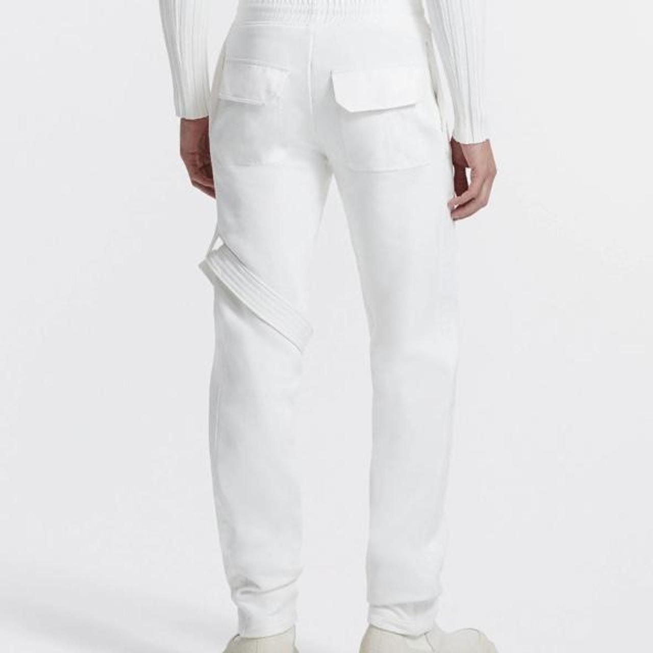 Dion Lee White Harness Sweatpants. Sold out on... - Depop