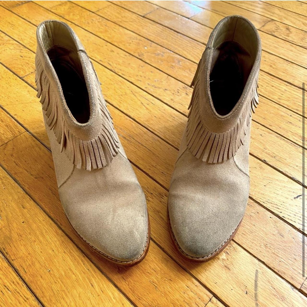 joie fringe booties