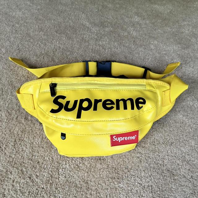 Supreme yellow 2025 fanny pack