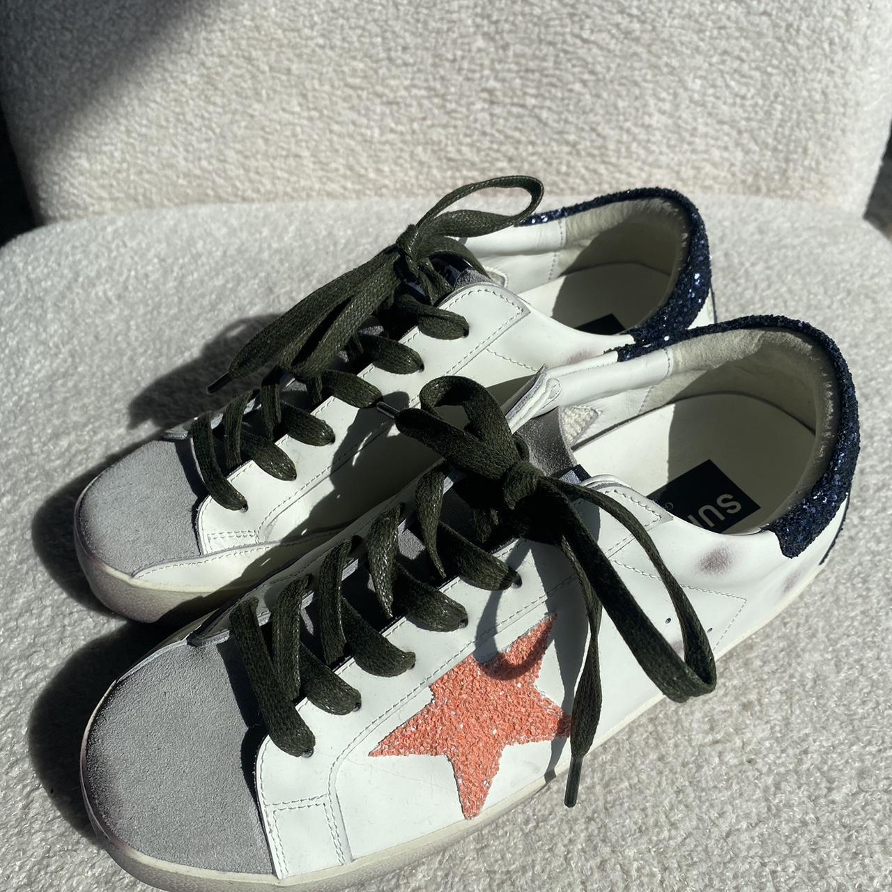 Golden Goose Women's White Trainers | Depop