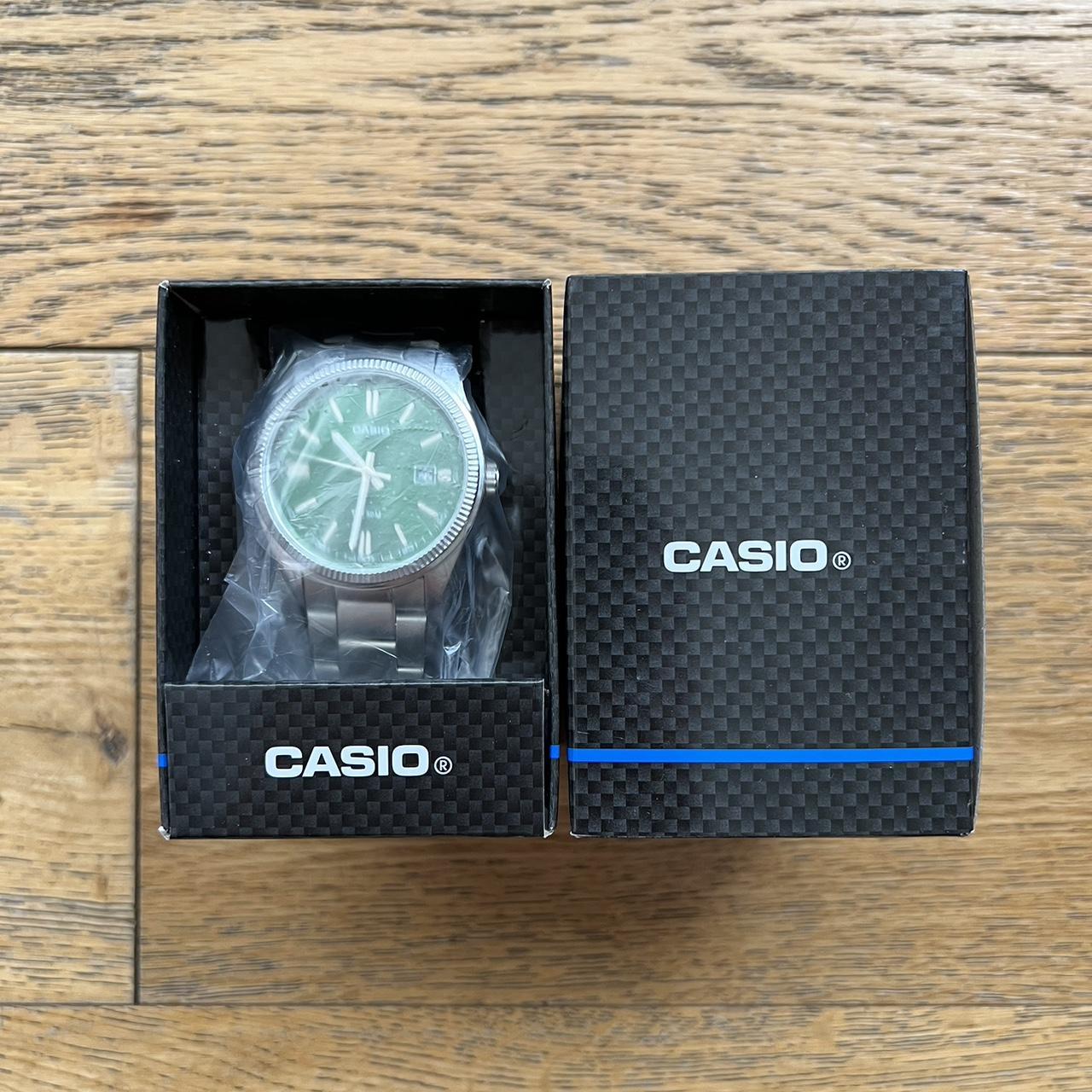 Casio Collection Watch Mtp Pd Avef Green Dial Depop