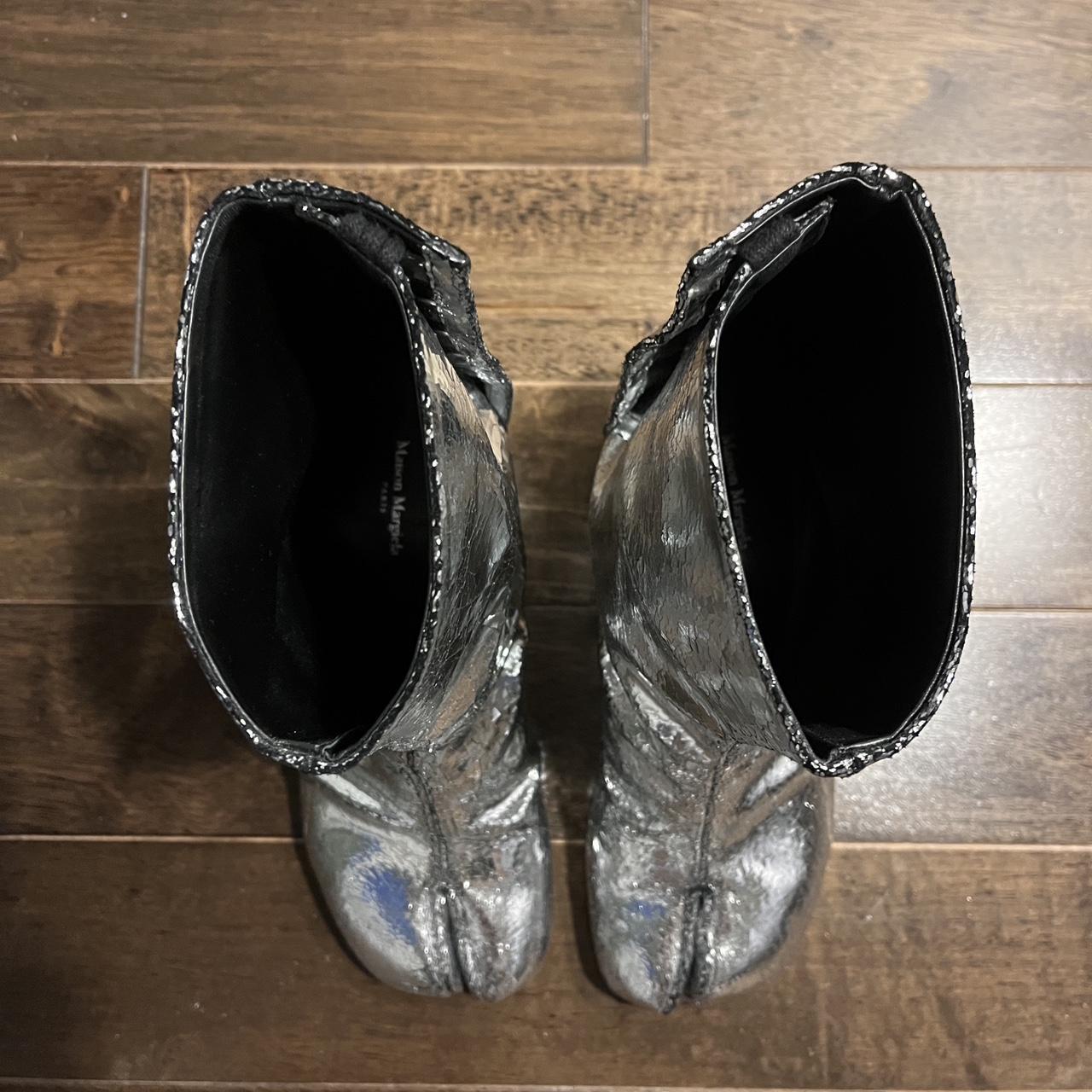 Maison Margiela Broken Mirror Tabi Boots Size... - Depop