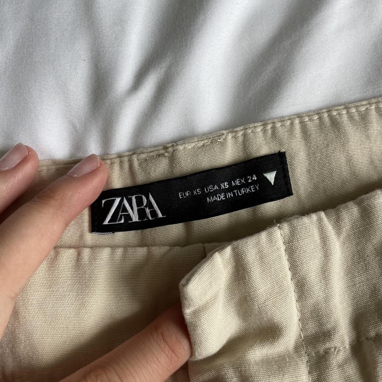 Zara pants Size xs Never worn Cute double belt - Depop