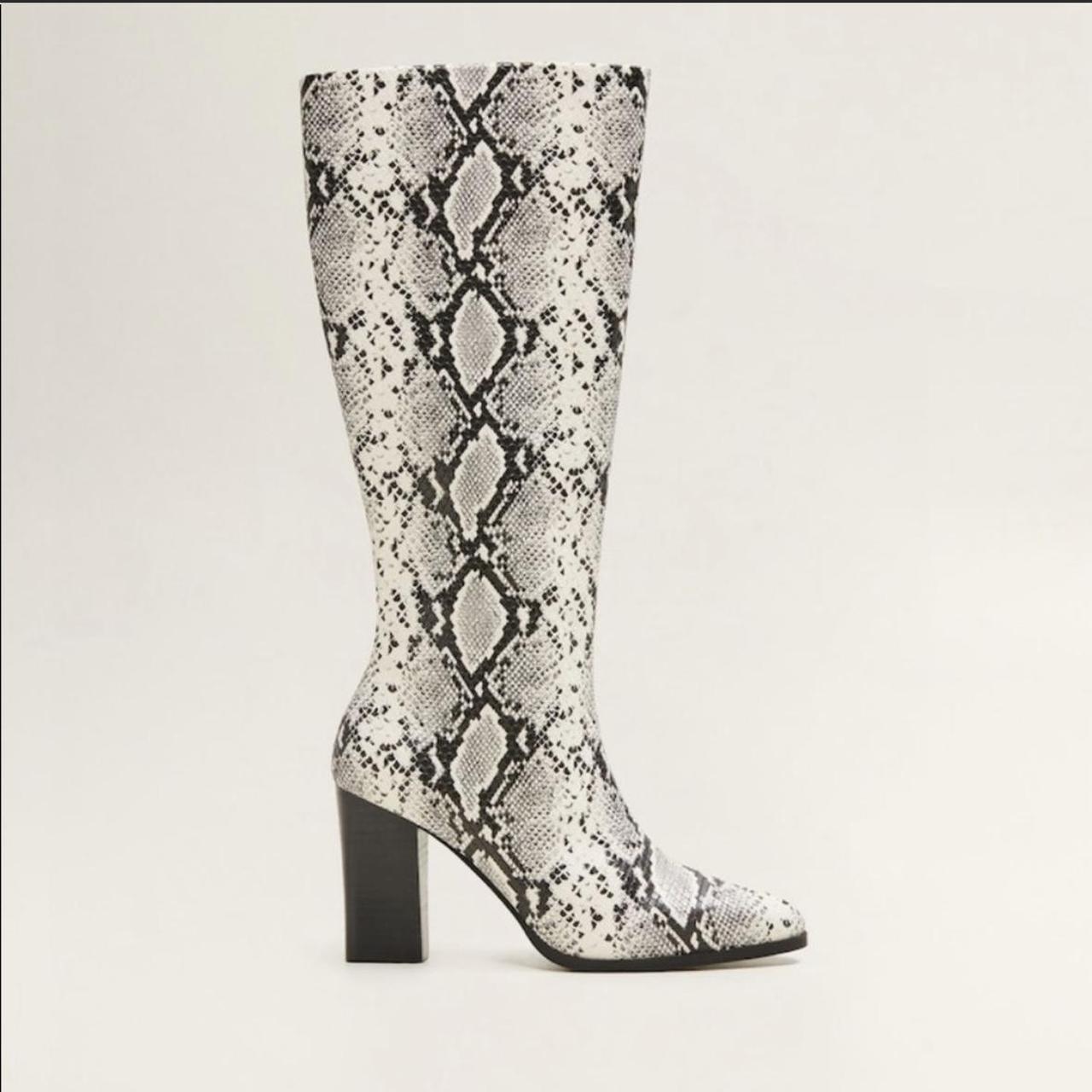 Bottines python mango on sale