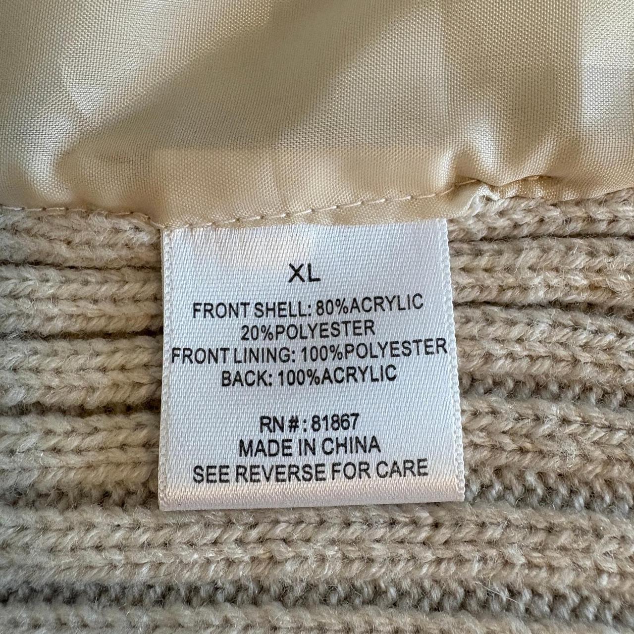 Source Unknown Women's Jacket - Cream - XL – Faux… - image 6