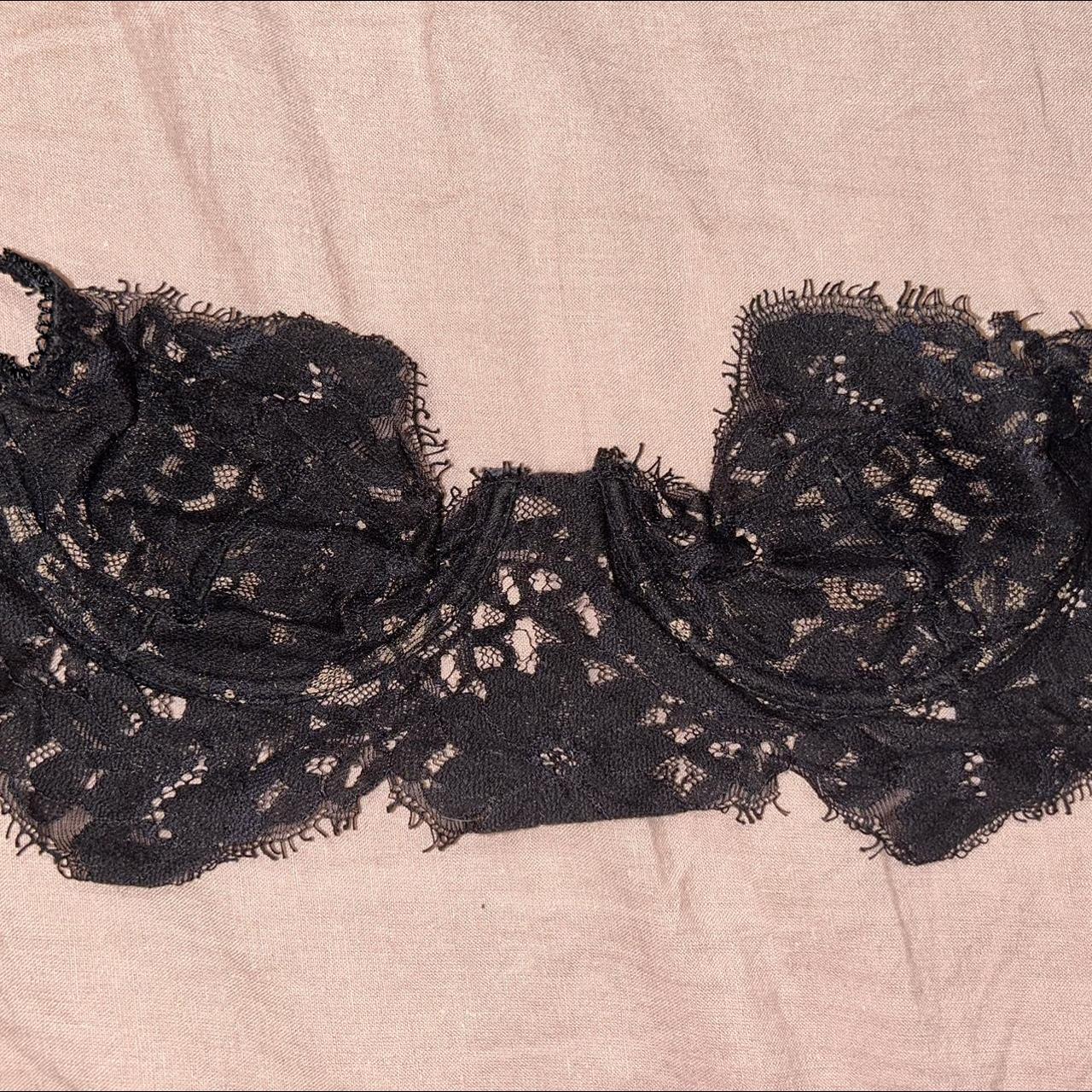 For Love and Lemons x Skivvies Lace Bra Size S Super... - Depop