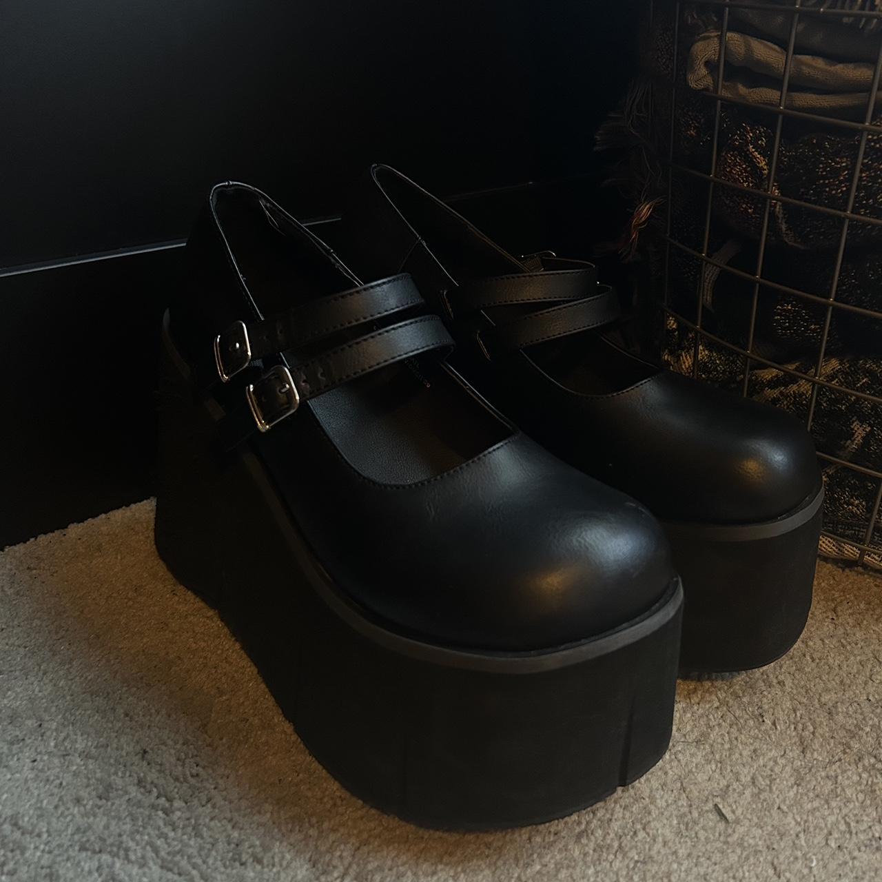 Platform Vintage Mary Jane Demonias Very cute just... - Depop