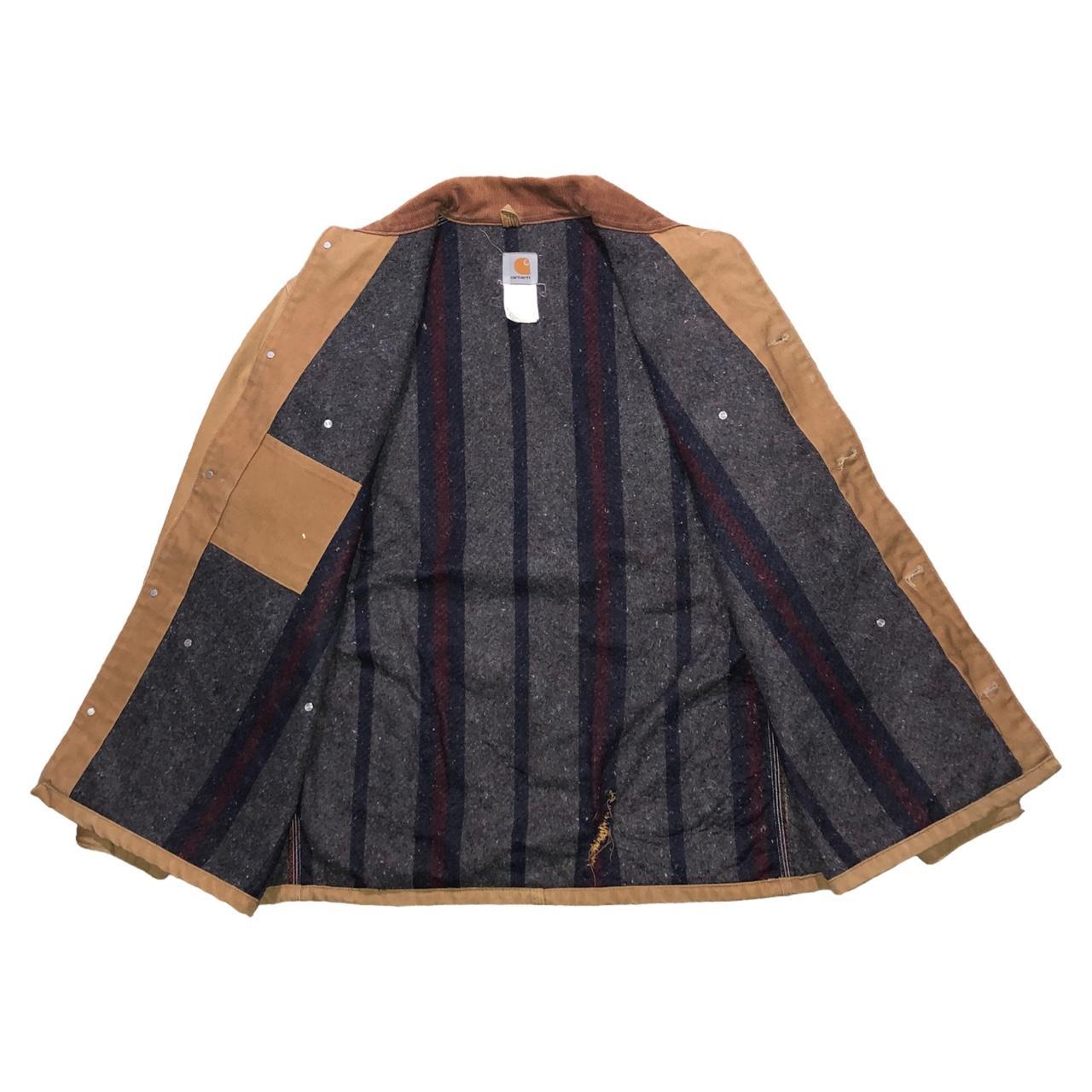 Vintage Carhartt Blanket Lined Jacket Dated 1990s Depop