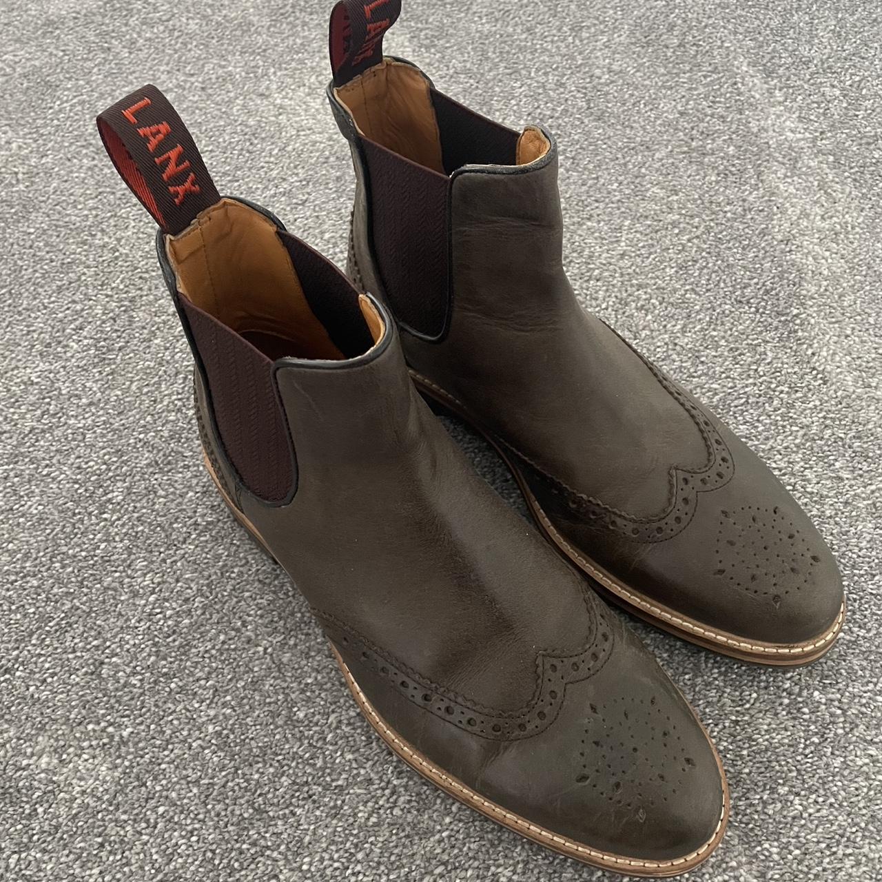 Lanx Brogue Chelsea Boots Men's Lanx Mens Leather Boots On