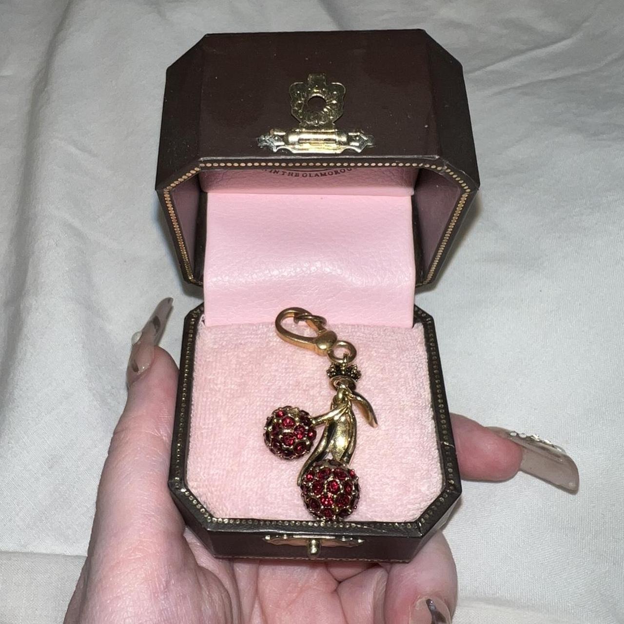 Juicy couture cherry bracelet charm Comes with box... - Depop