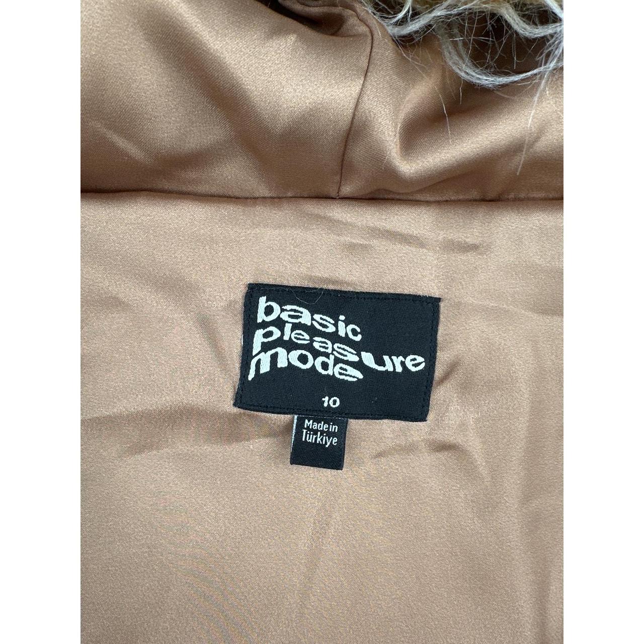 Basic Pleasure Mode Women's Jacket - Brown/White … - image 5