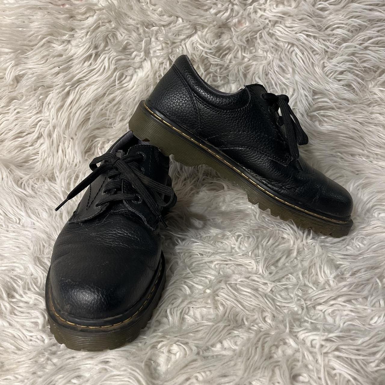 Vintage Dr. Martens Ashfeld black leather boots.... - Depop