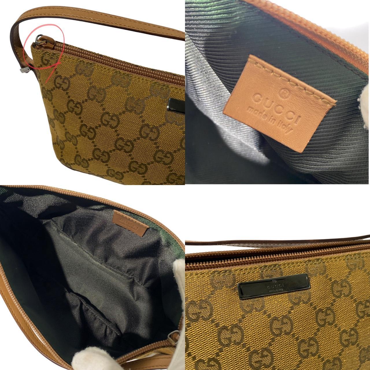 Gucci GG Canvas Boat Pochette Material: Canvas x - Depop