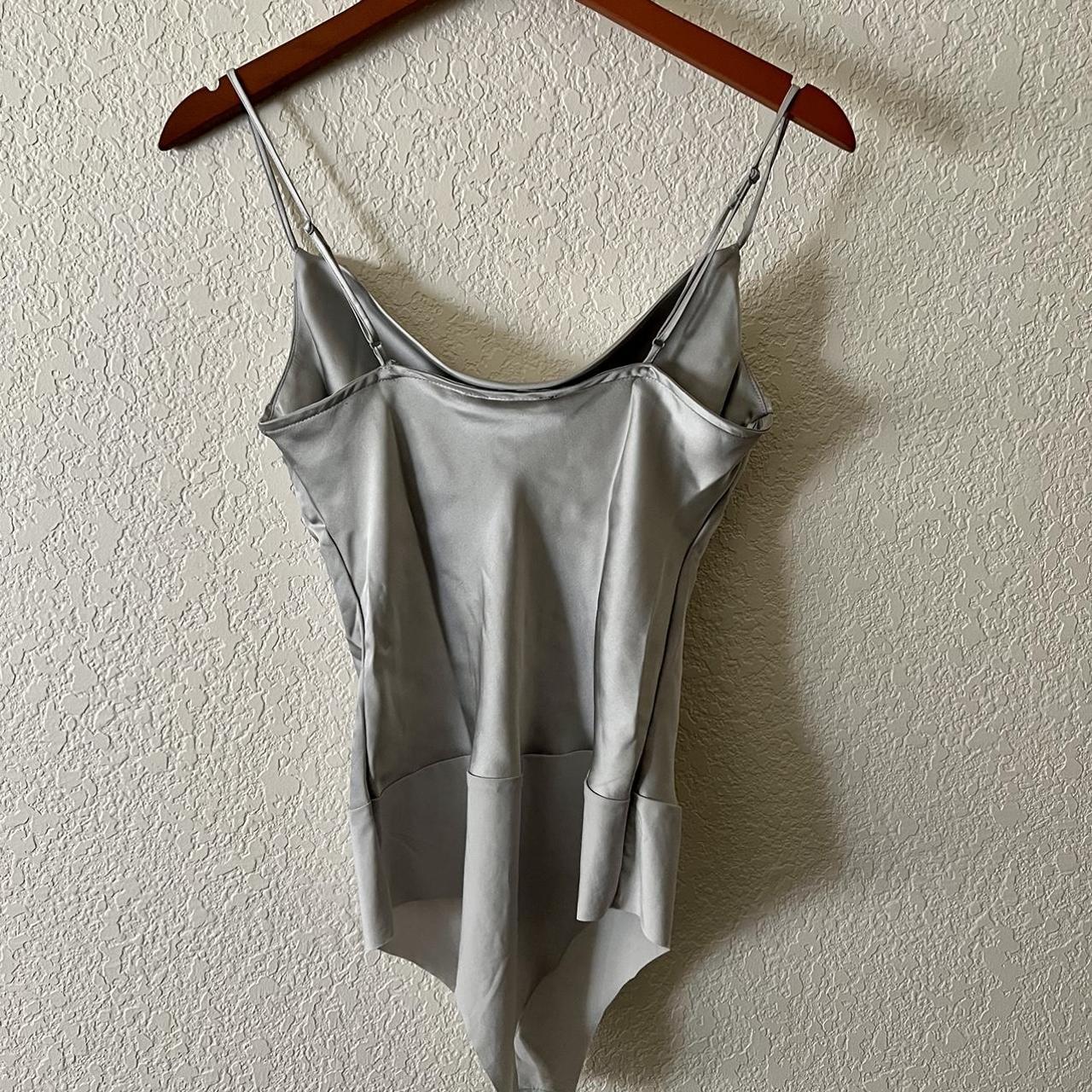 House of Harlow Women's Grey and Silver Bodysuit (2)