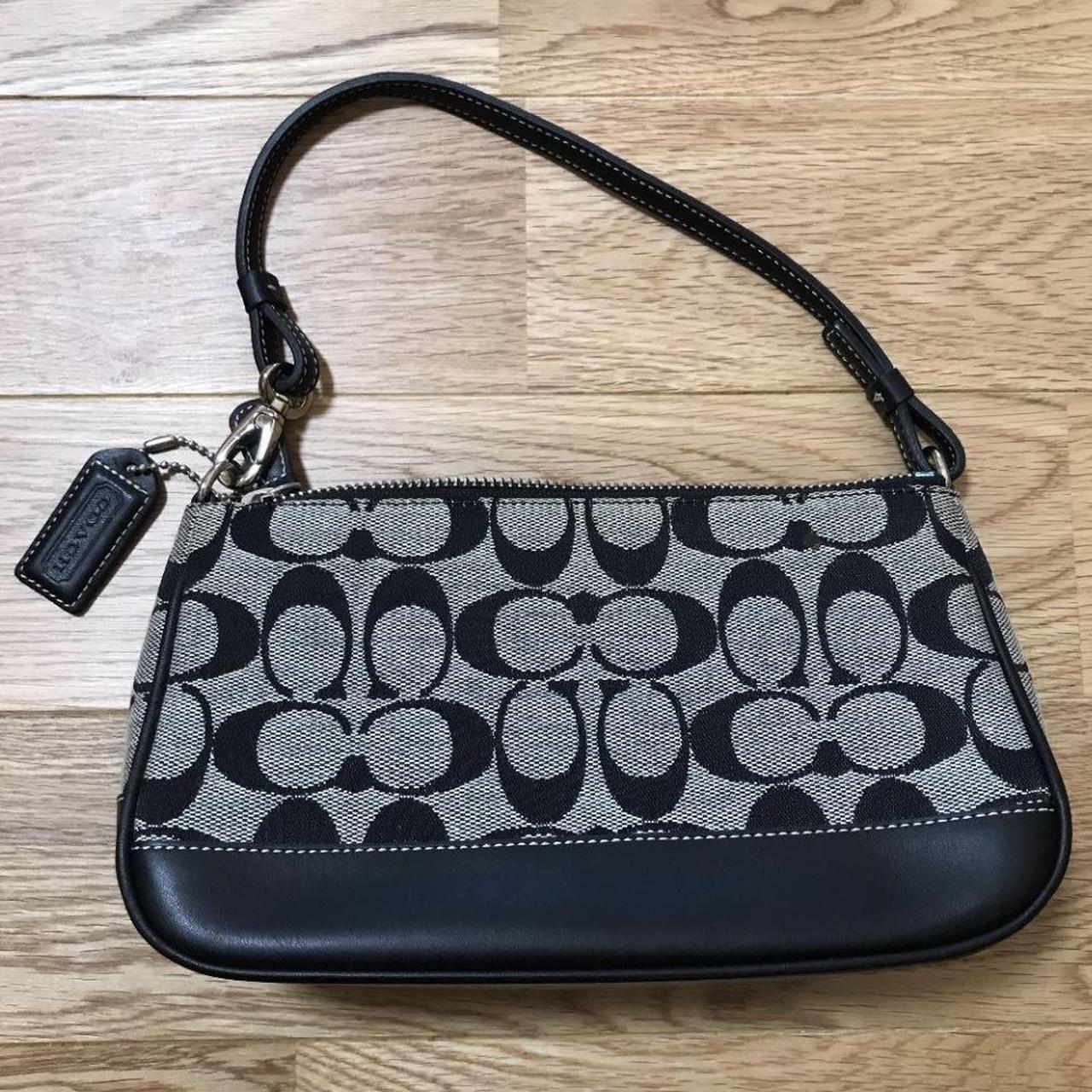 Authentic 2000s Coach signature monogram canvas... - Depop