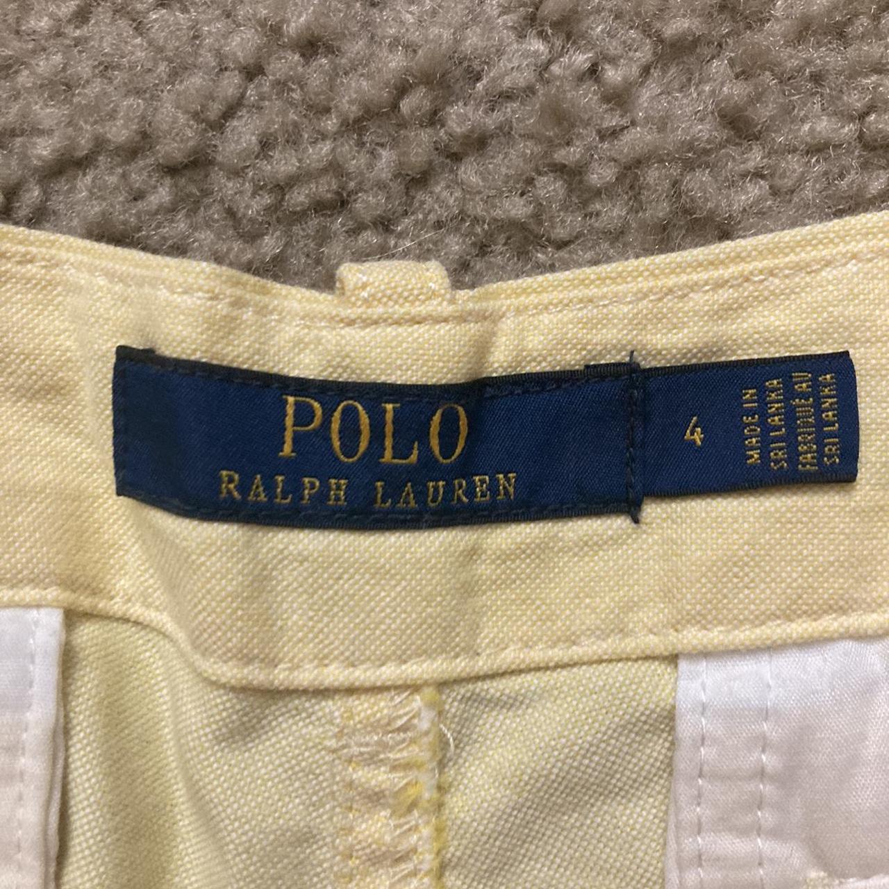 Like new POLO Ralph Lauren yellow shorts! Size... - Depop