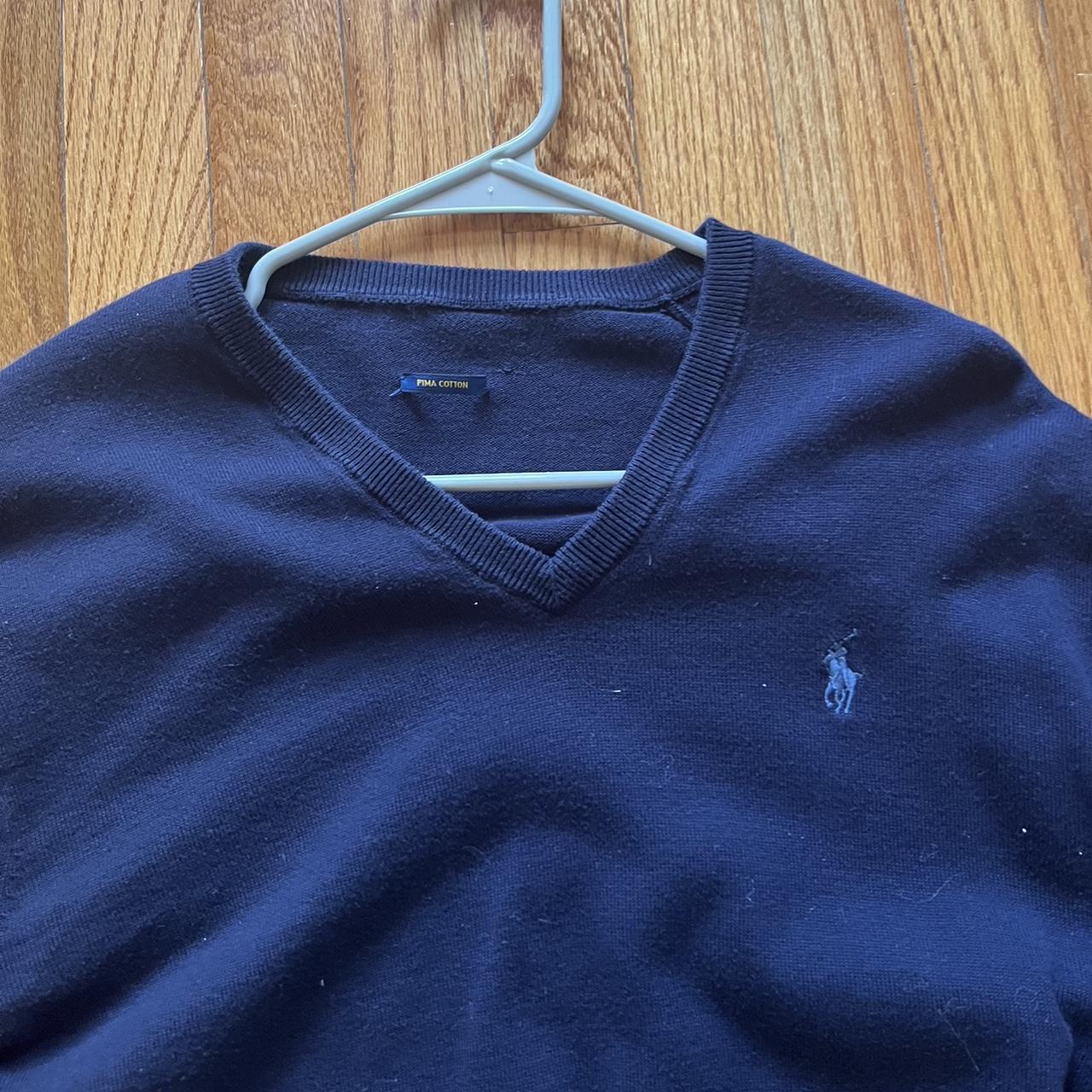 Polo Ralph Lauren Men's Navy Jumper | Depop