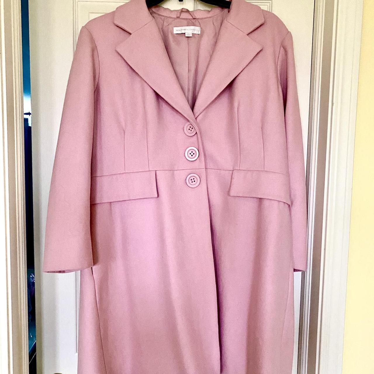 Beautiful baby pink coat, was so excited about it... - Depop