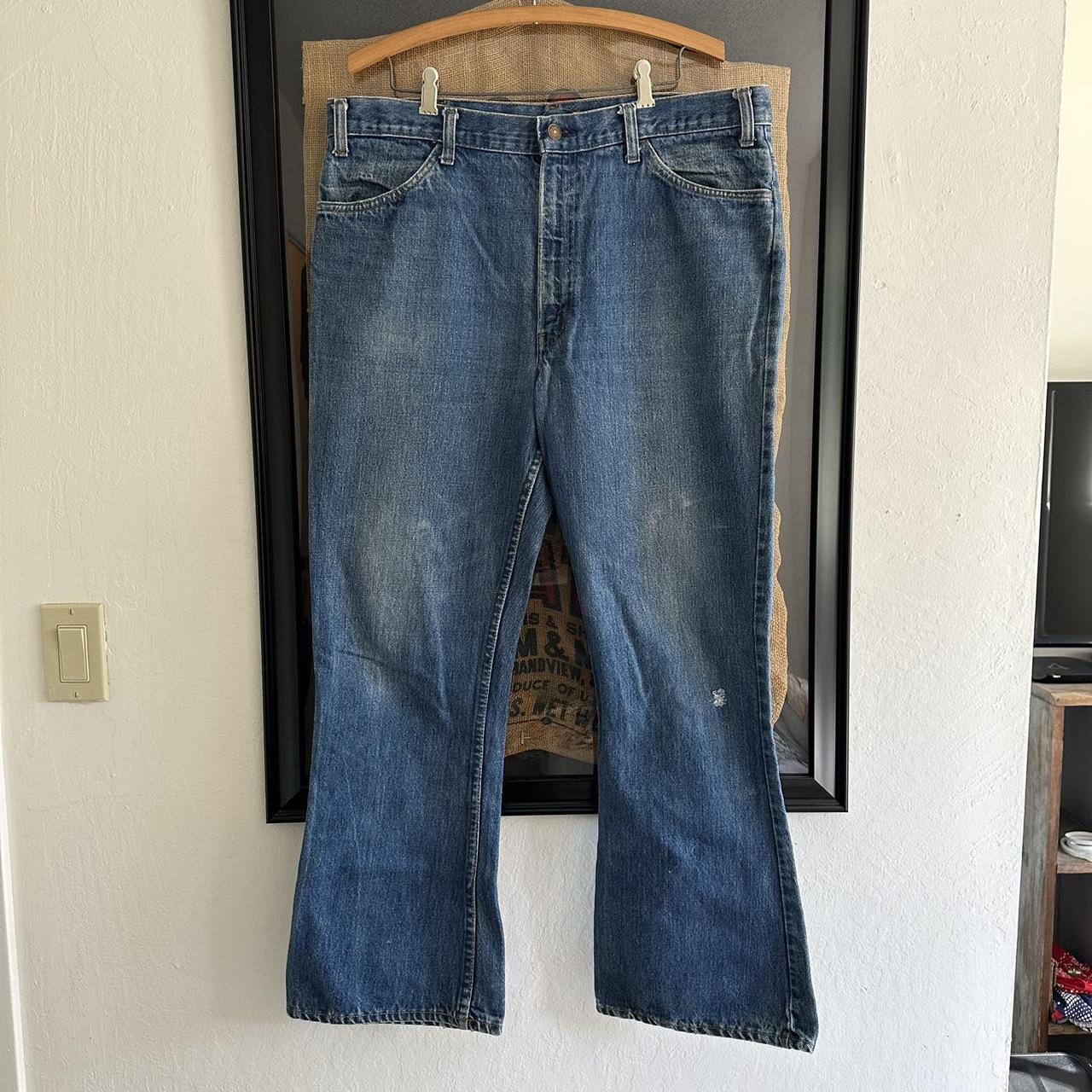 Vintage 1970s 70s Levis Orange Tab 646 Size...