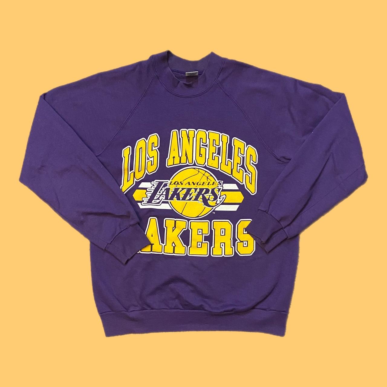 Vintage Nike Lakers Crewneck Sweatshirt Size XL - Depop