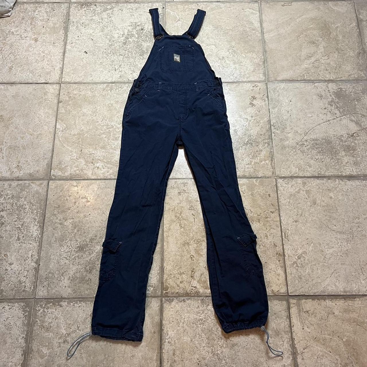 VINTAGE Y2K UNION BAY OVERALLS WITH BUNGEE TOGGLE... - Depop