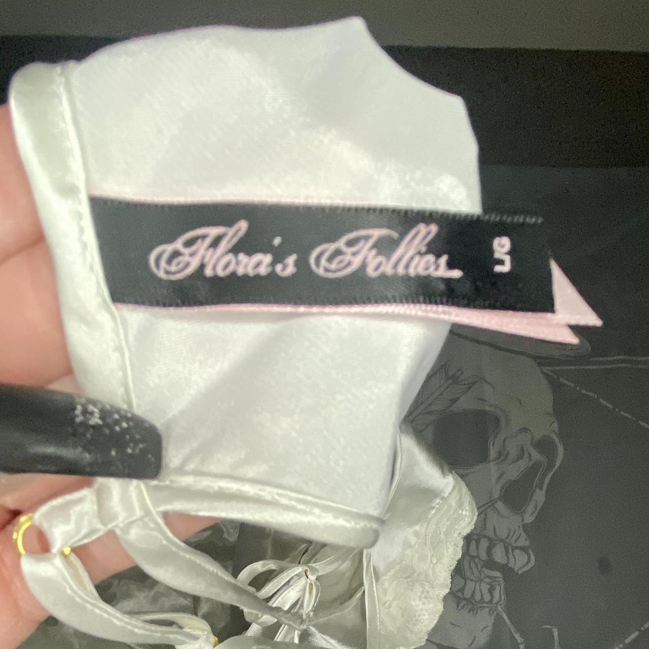🥀 Flora’s Follies White Slip Dress size large Depop
