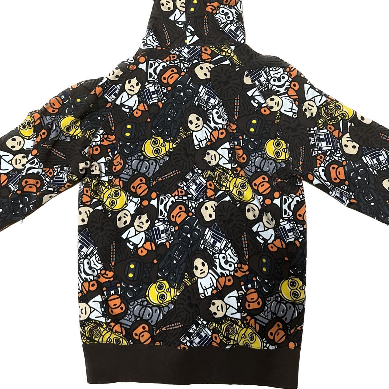 BAPE x Star Wars All-Over Print Vintage y2k Zip-Up | Depop