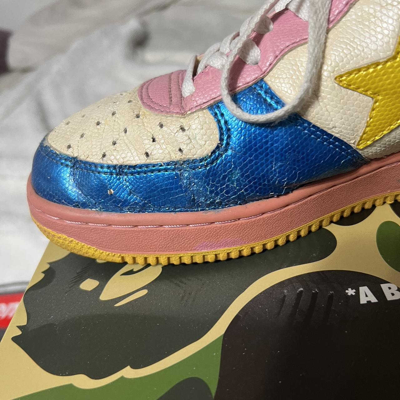 2005 Snakeskin Cotton Candy Bapesta 💛💙💖, Insane
