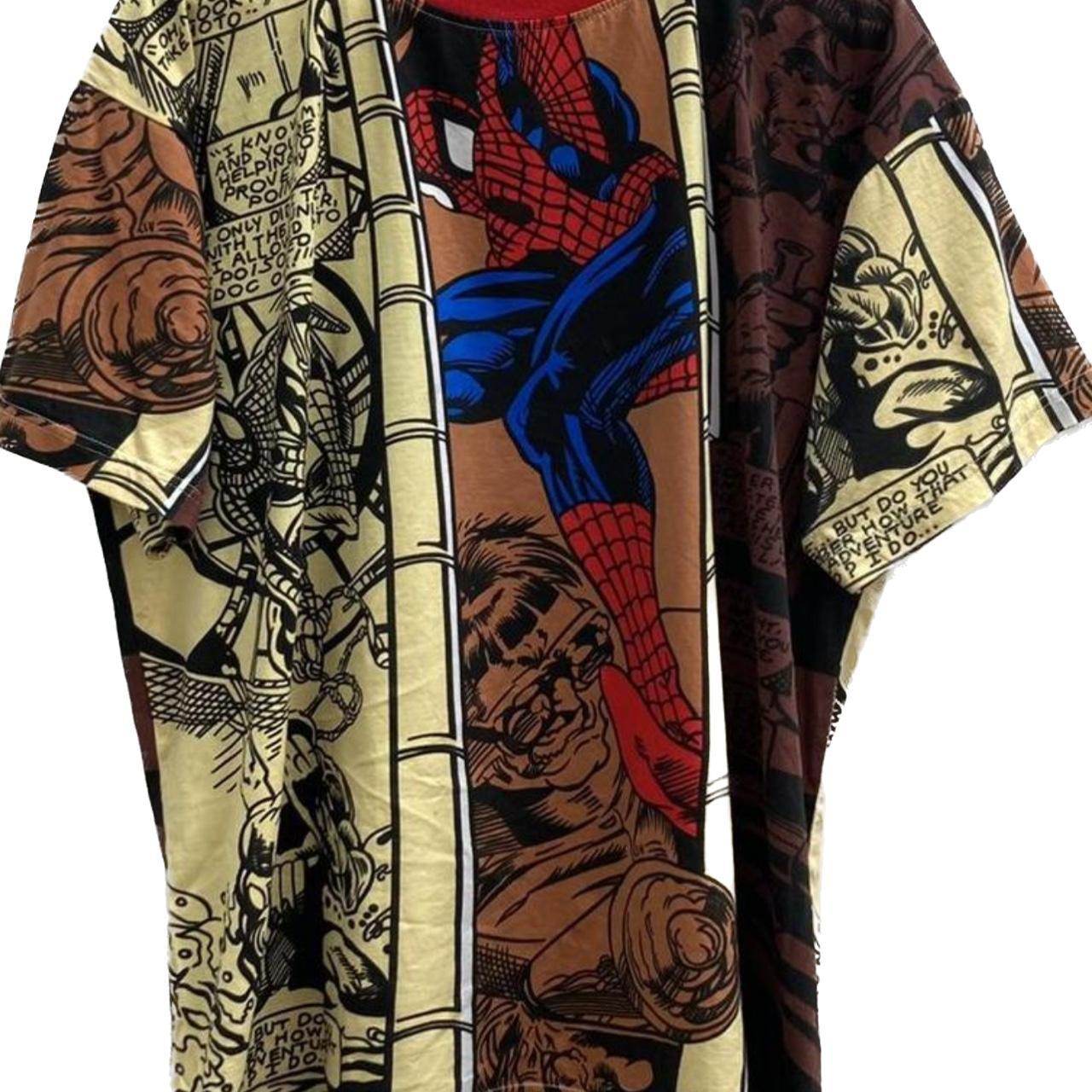 Marvel Spiderman All-Over Print Tee Quality cotton... - Depop