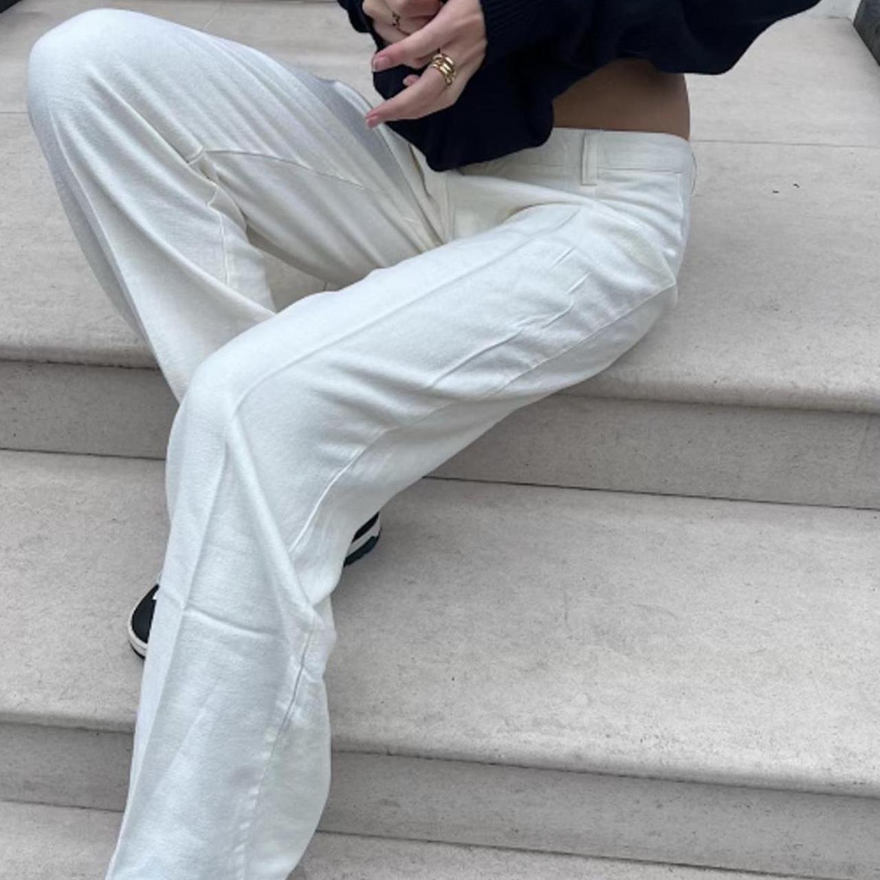 Brandy Melville amelia linen pants Size Small Depop