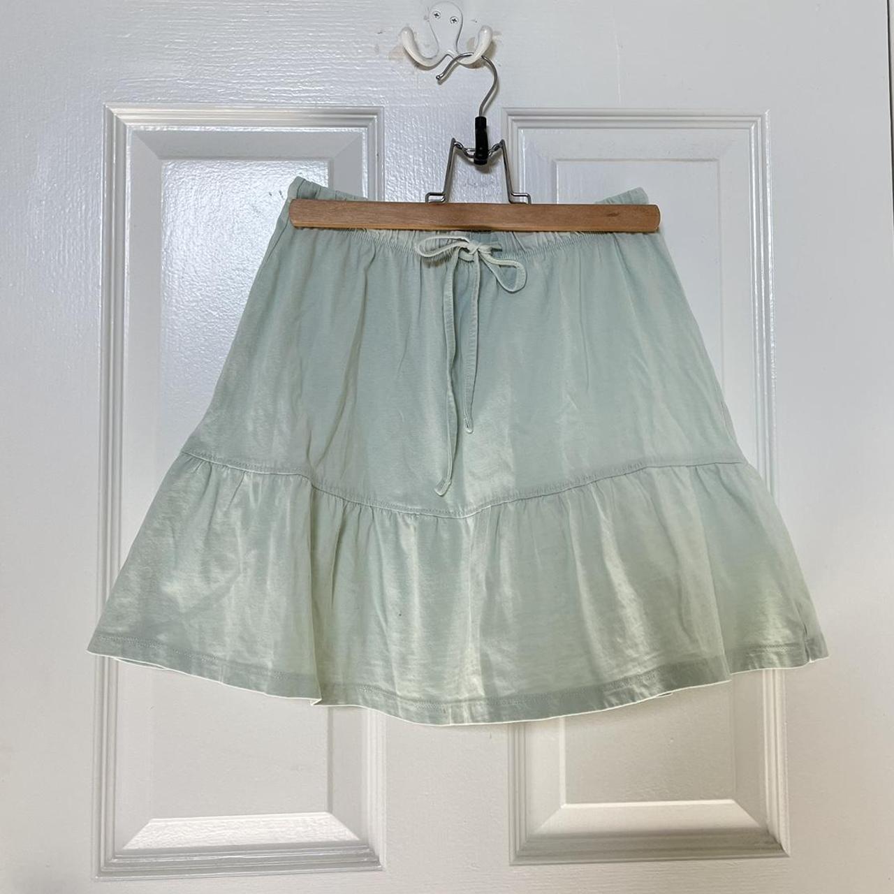 light green skirt from cotton on i bought this a... Depop
