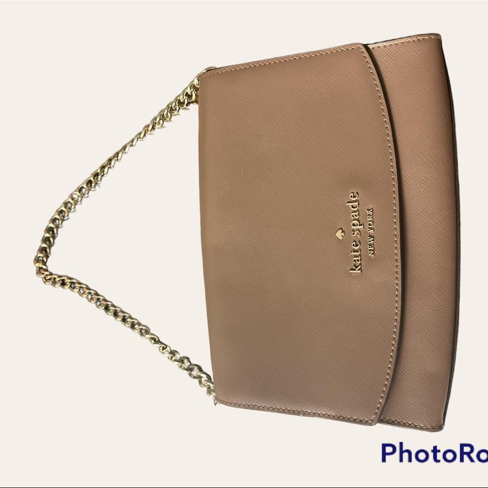 New Kate Spade Metallic Saffiano Leather Rose Gold CARSON