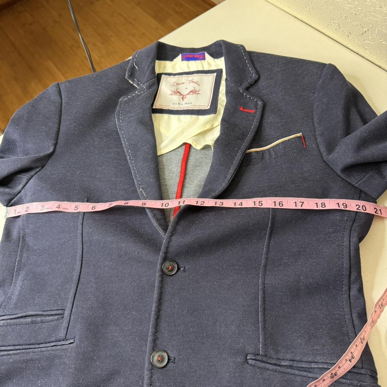 Zara Men's Blazer Jacket - Navy - M – Zara Man De… - image 6