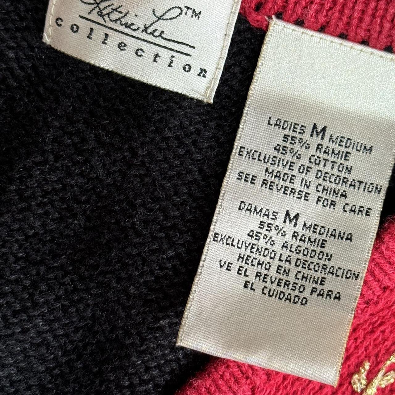 American Vintage Women's Sweater - Red/Multi - M … - image 5