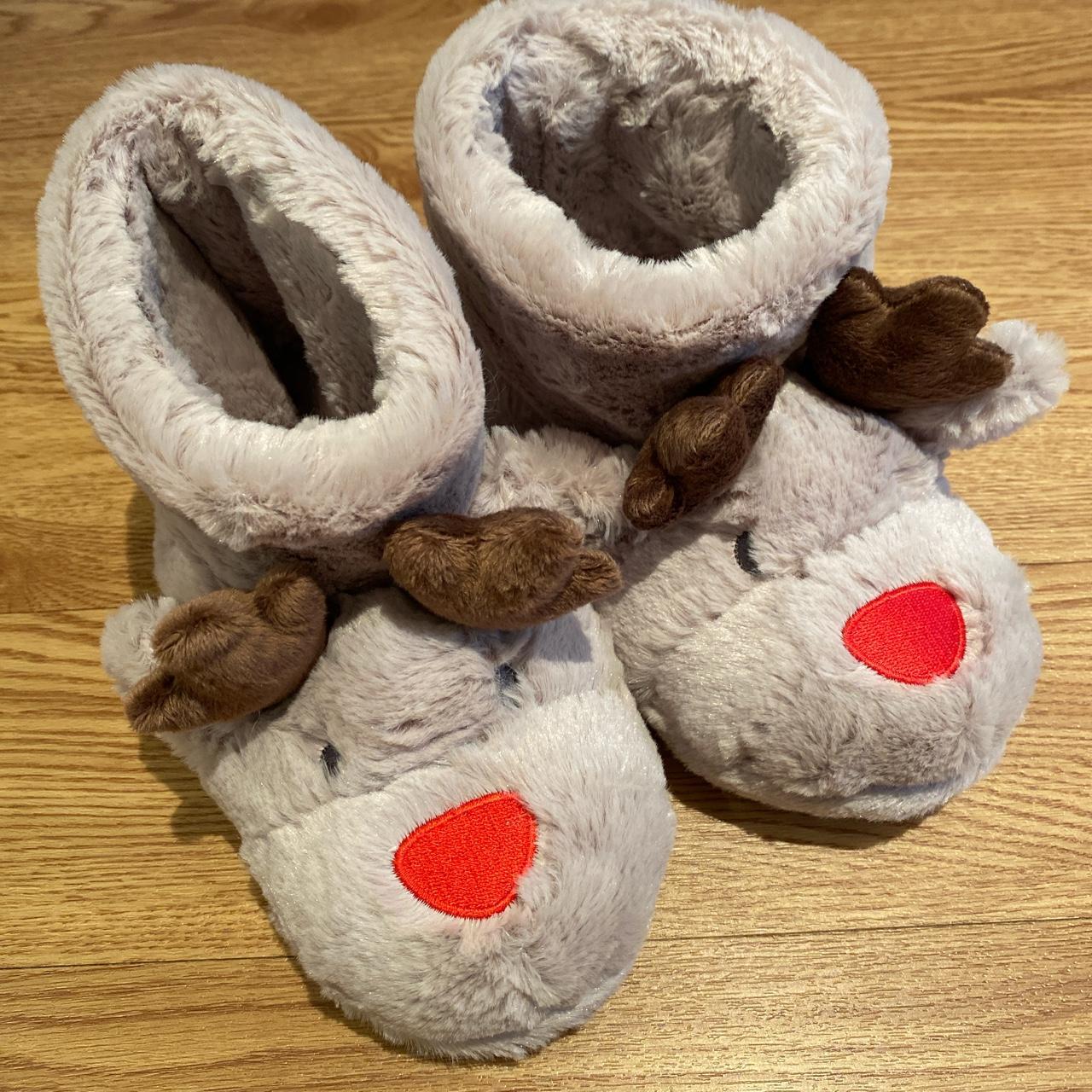 John lewis reindeer on sale slippers