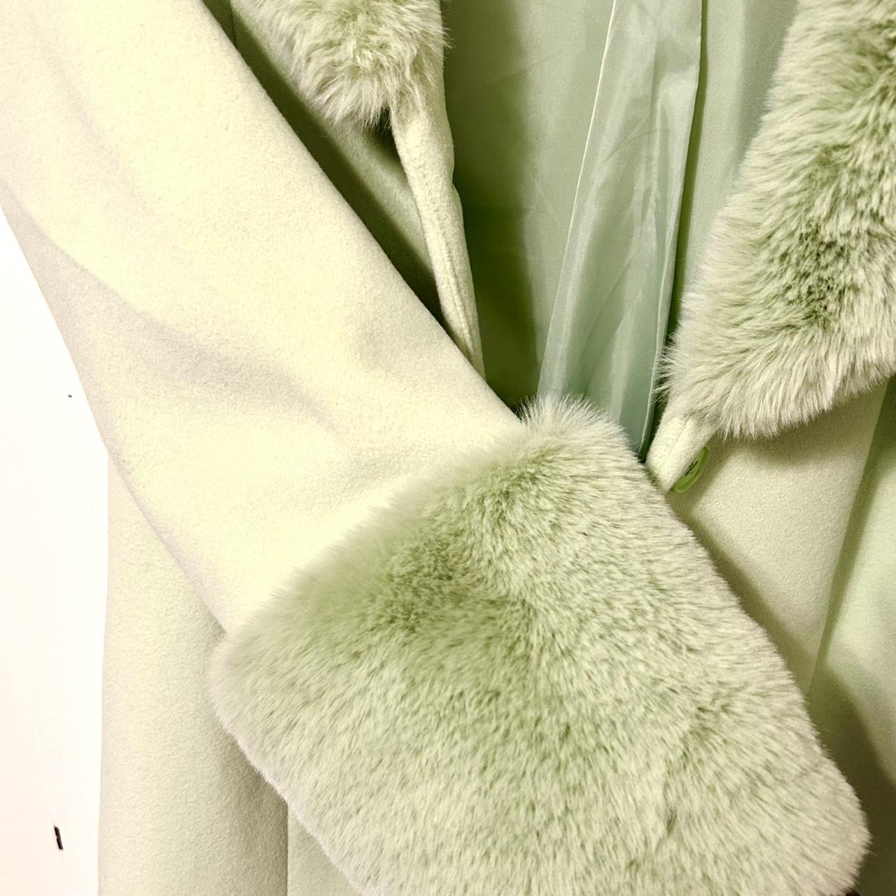 Wild Fable Women's Green Coat | Depop