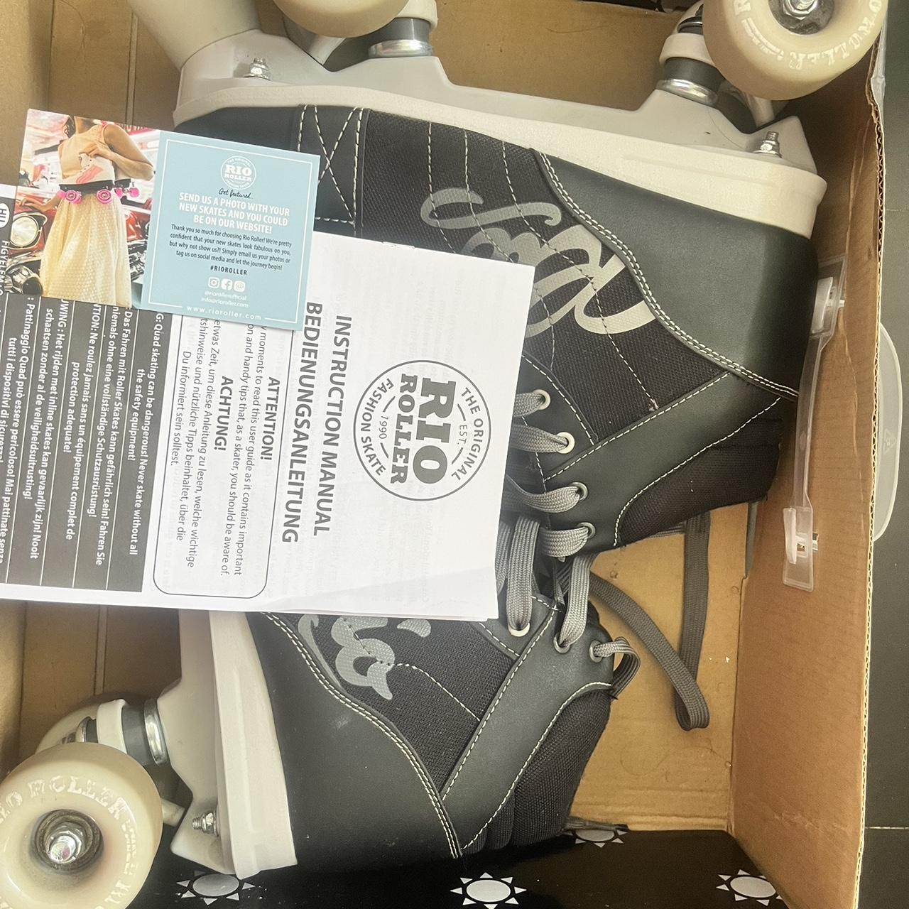 Rio Roller Lumina Quad Skates Black and grey These... Depop