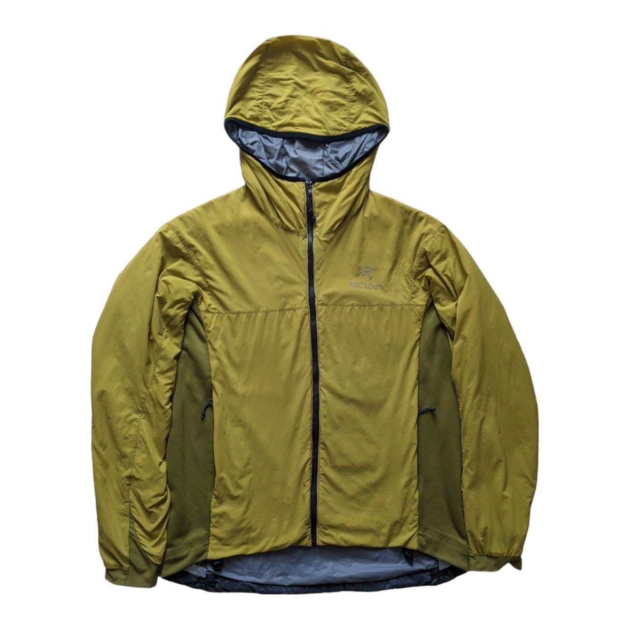 Vintage Arc'teryx Atom LT jacket in yellow and... - Depop