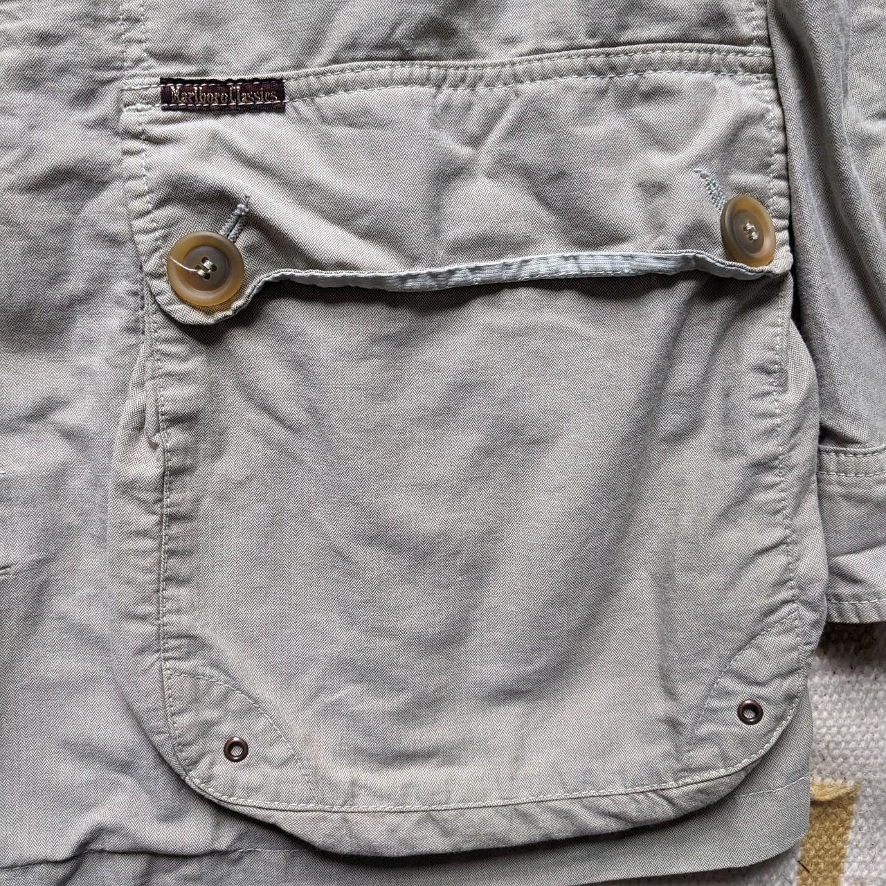 Vintage Marlboro Classics field utility jacket.... - Depop