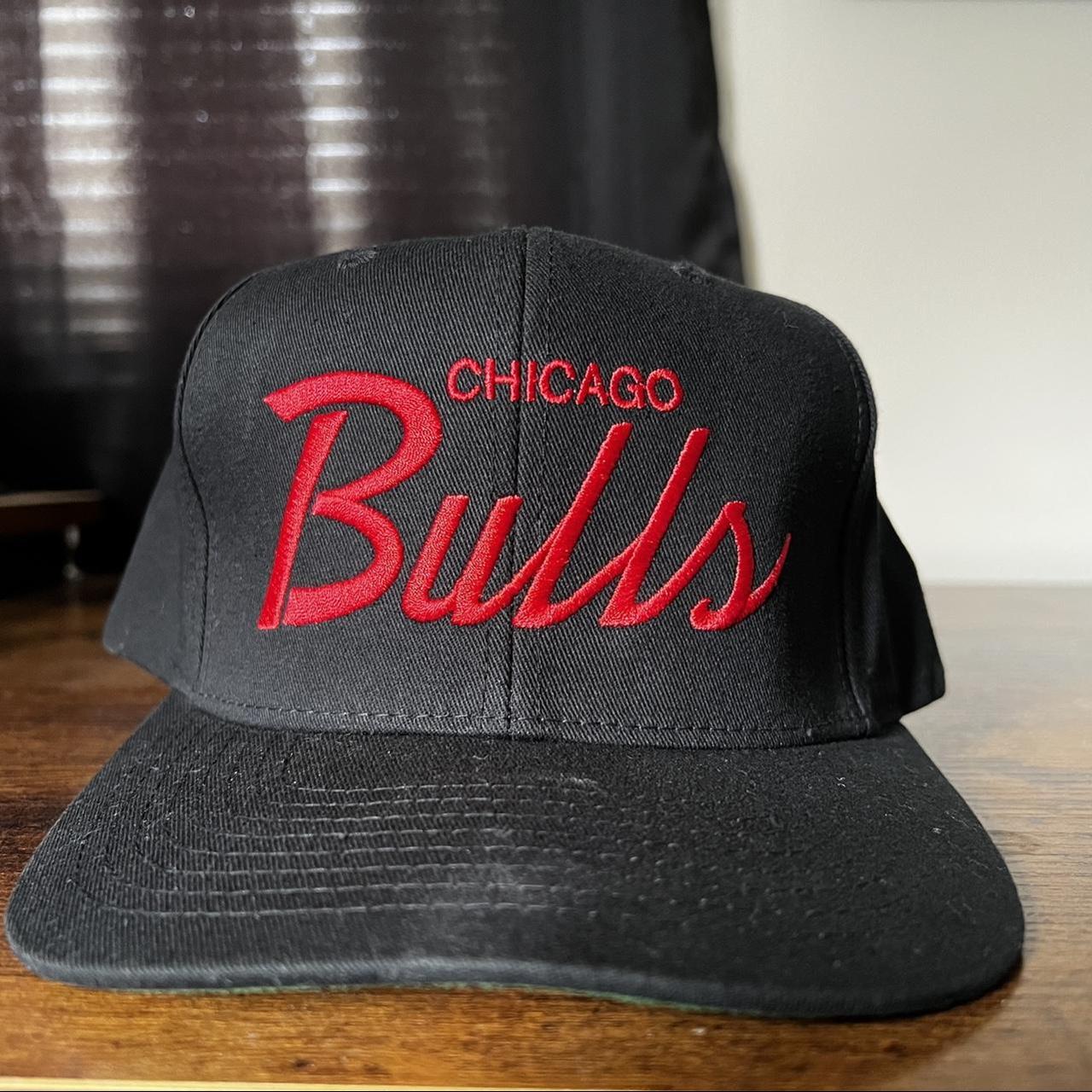 Chicago Bulls NBA Mitchell & Ness Black Red - Depop