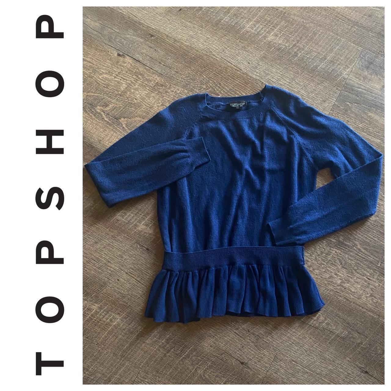 Topshop on sale navy jumper