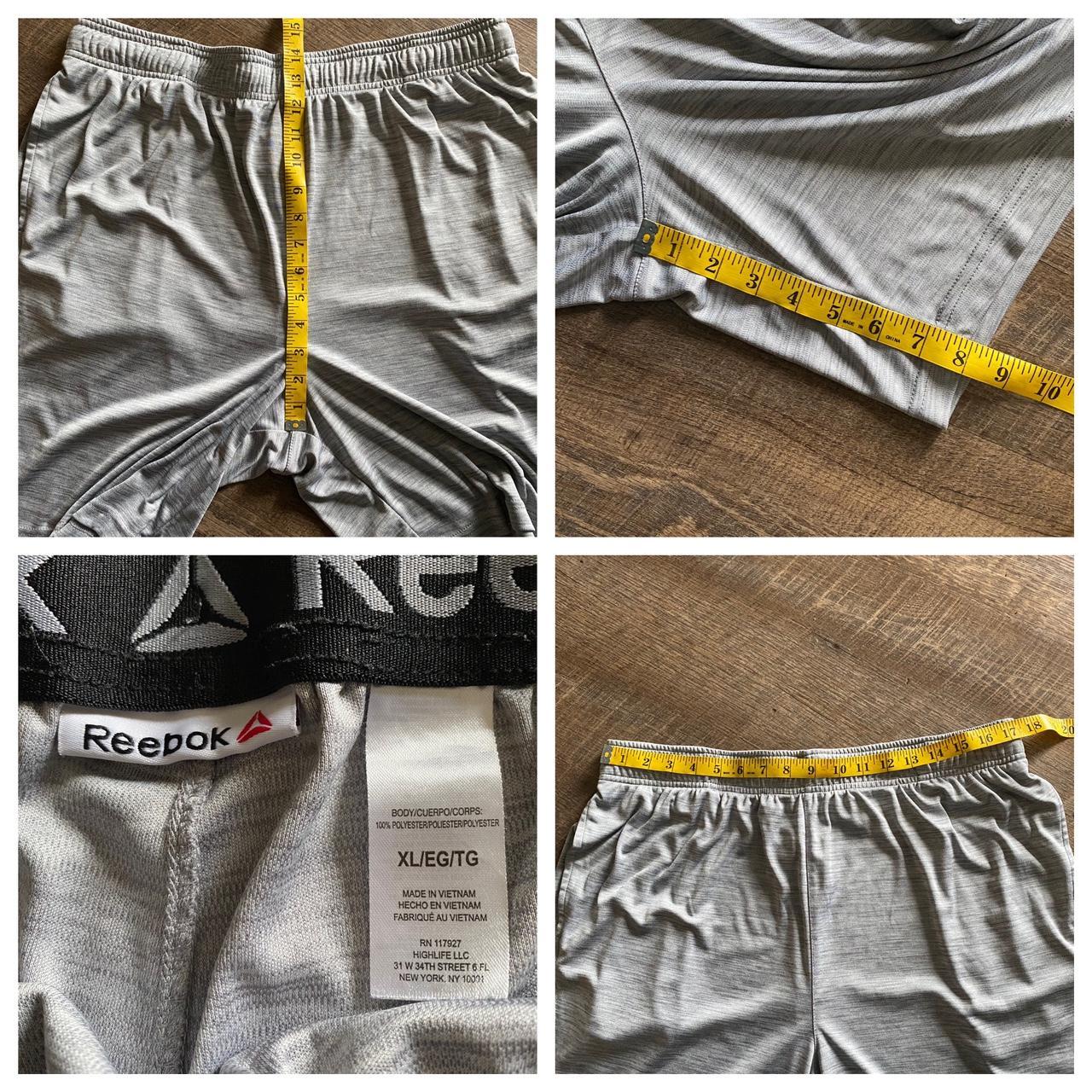 Reebok grey sales shorts