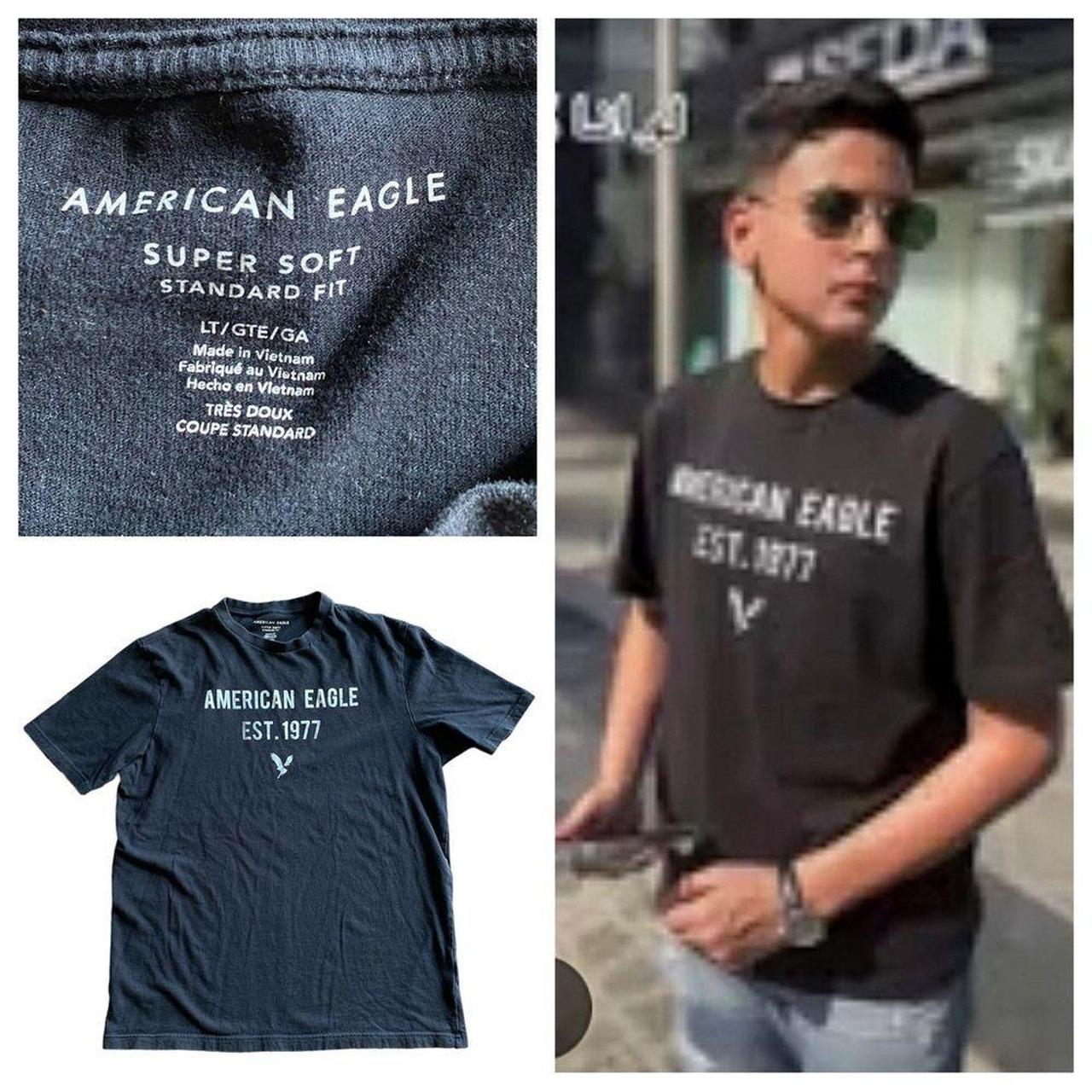 american eagle black shirt