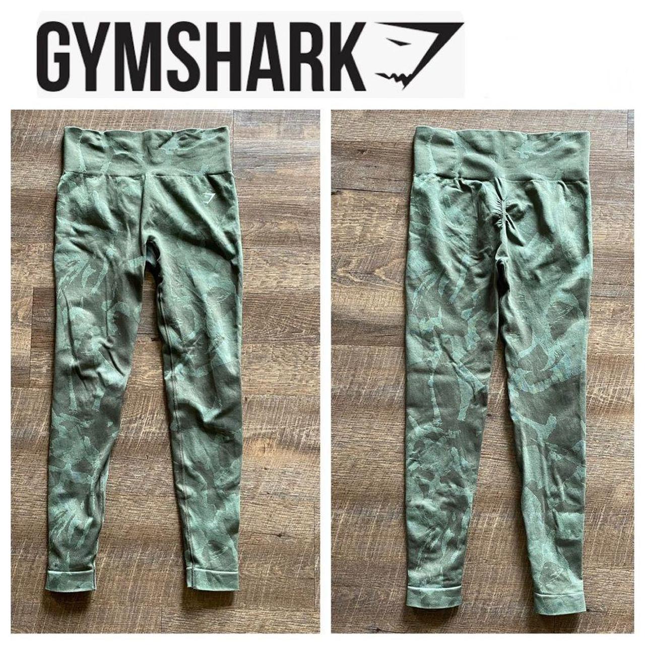 GymShark Adapt Camo Leggings Savannah Green High - Depop