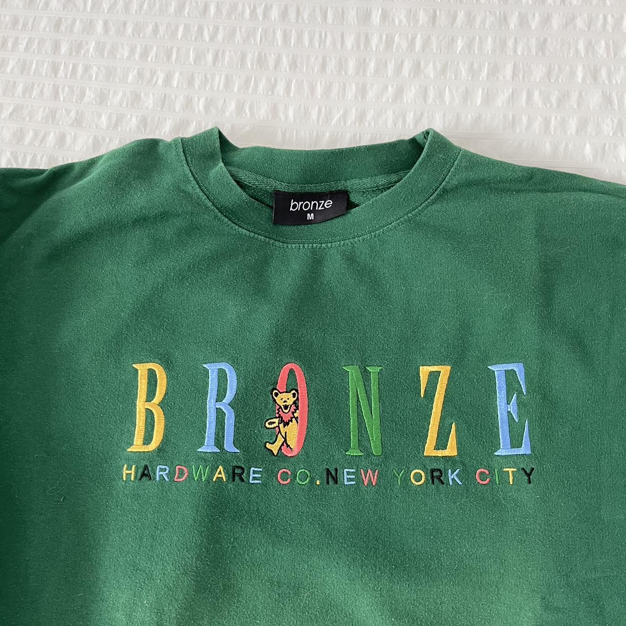 BRONZE 56K HARDWARE CREWNECK GREY L dime alltimers BRONZE FLEECE CREWNECK BLACK