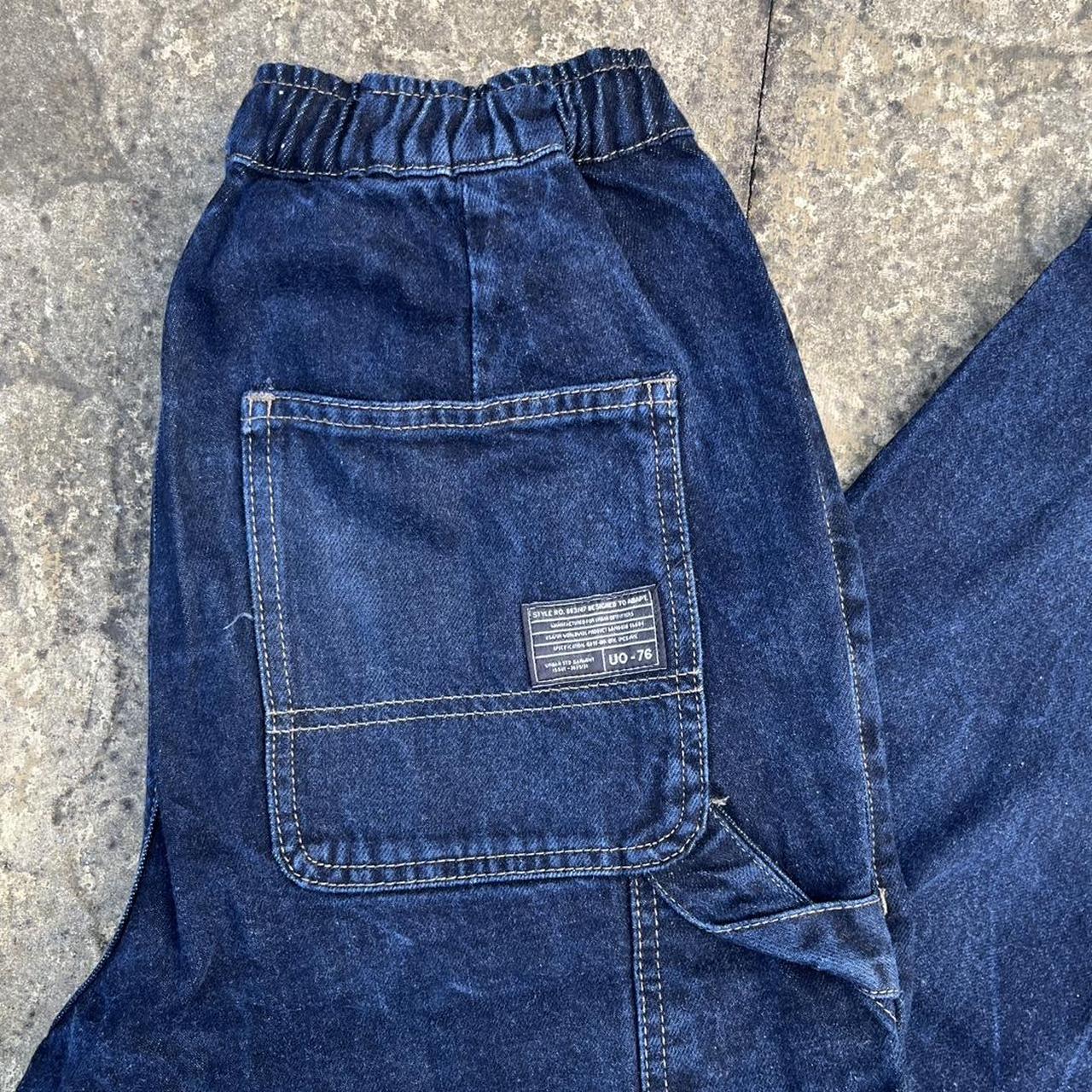 Urban Outfitters Men's Blue and Navy Jeans Depop