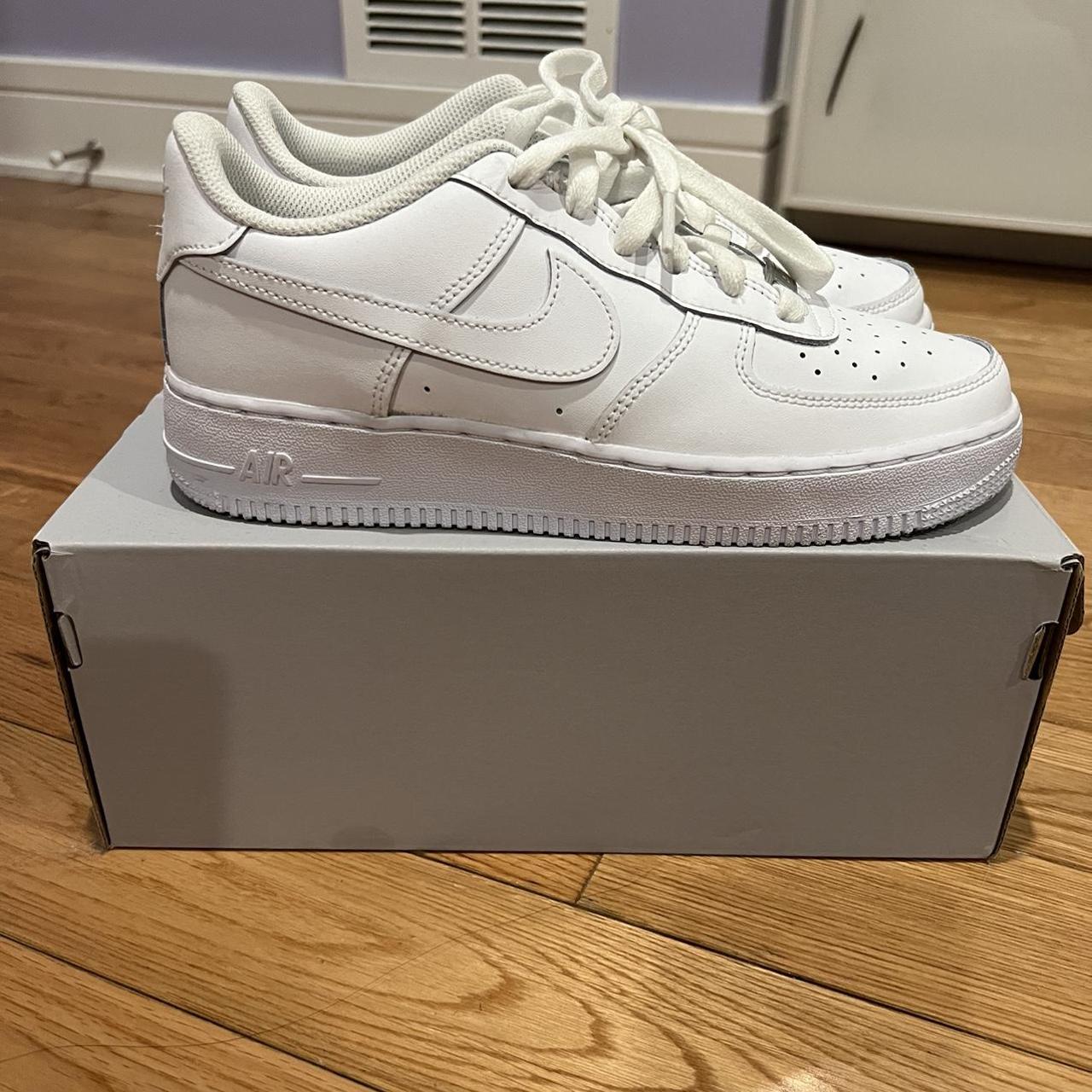 Nike Air Force 01 low triple white Worn once... - Depop