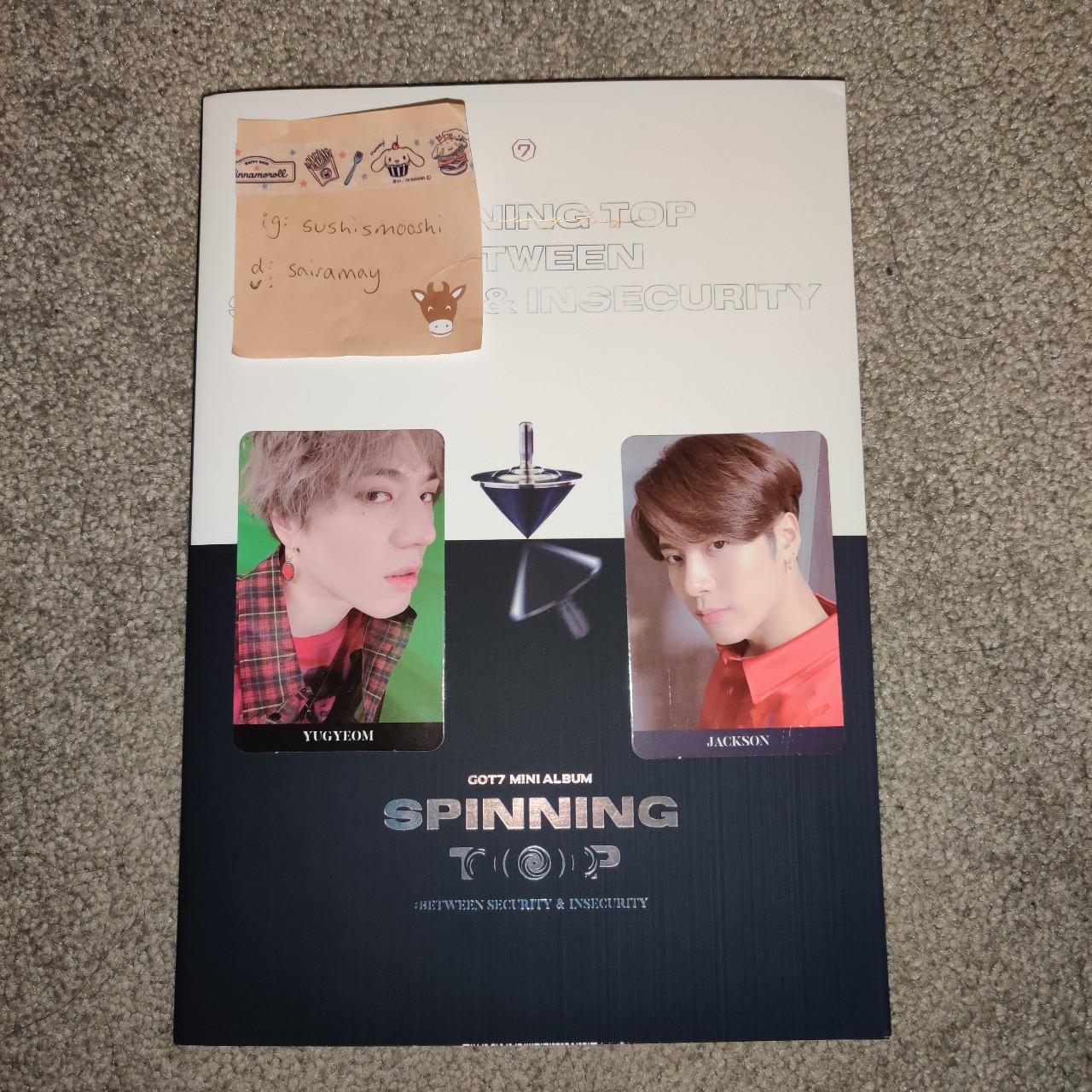 wts brand new got7 spinning top album only opened... Depop
