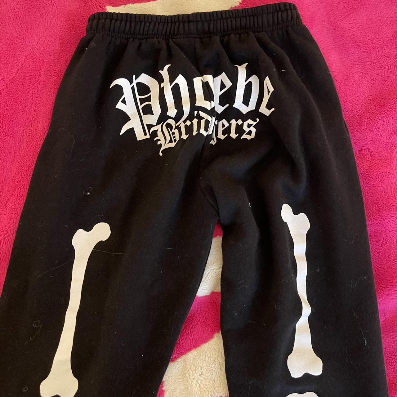 Phoebe Bridgers skeleton sweatpants Size... - Depop